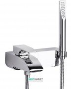 Змішувач для ванни Roca Thesis змішувач з ручним душем хром A5A0150C00