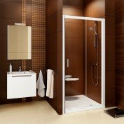 Дверь душевая прямоугольная Ravak Blix BLDP2-100 профиль белый прозрачное стекло 0PVA0100Z1