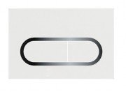 Вбудована клавіша змиву для унітазу Ravak Chrome білий X01455