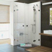 Душевой уголок квадратный Ravak Brilliant BSRV4-90 профиль хром стекло transparent 1UV77A00Z1