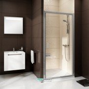 Двері душова прямокутна Ravak Blix BLDP2-110 профіль сатин прозоре скло 0PVD0U00Z1