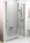 Дверь душевая прямоугольная Ravak Chrome CSDL2-110 профиль сатин прозрачное стекло 0QVDCU0LZ1