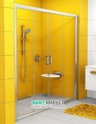 Дверь душевая прямоугольная Ravak Blix BLDP4-160 профиль сатин стекло transparent 0YVS0U00Z1