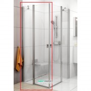 Дверь душевая распашная Ravak Chrome CRV2-110 полированный алюминий стекло transparent 1QVD0C00Z1