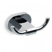Крючок двойной Ravak Chrome CR 100.00 латунь хром X07P186