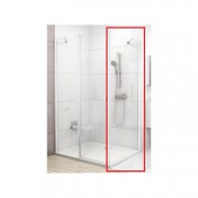 Стінка для душової кабіни Ravak Chrome CPS-90 білий профіль скло transparent 9QV70100Z1
