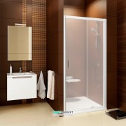 Двері душова прямокутна Ravak Blix BLDP2-100 профіль білий скло grape 0PVA0100ZG