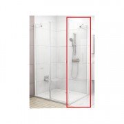 Стінка для душової кабіни Ravak Chrome CPS-80 білий профіль скло transparent 9QV40100Z1