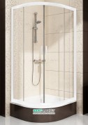 Душевой уголок полукруглый Ravak Blix BLCP4-90 Sabina профиль белый стекло transparent 3B270140Z1