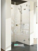 Двері душова двохелементна Ravak Brilliant BSD2-100 A-R профіль хром скло transparent 0UPAAA00Z1