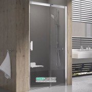 Двері душова Ravak Matrix MSD2-100 R полірований алюміній скло transparent 0WPA0C00Z1