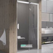 Двері душова Ravak Matrix MSD2-110 R білий профіль скло transparent 0WPD0100Z1