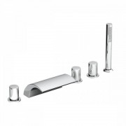 Смеситель для ванны Ravak Waterfall WF 025.00 двухвентильный на 5 отверстий X070060