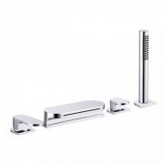 Смеситель для ванны Ravak Chrome CR 025.00 однорычажный на 4 отверстия X070073
