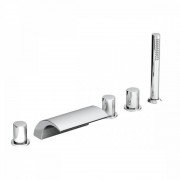 Змішувач для ванни Ravak Waterfall WF 025.00 двухвентильний на 5 отворів X070060