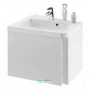 Тумба під кутову раковину підвісна Ravak 10 ° SD 550 L ДСП / МДФ білий глянець X000000739