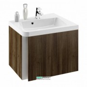 Тумба під кутову раковину підвісна Ravak 10 ° SD 550 R ДСП / МДФ темно-горіховий X000000744