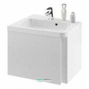 Тумба під кутову раковину підвісна Ravak 10 ° SD 550 L ДСП / МДФ білий глянець X000000739