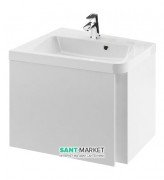 Тумба під кутову раковину підвісна Ravak 10 ° SD 650 L ДСП / МДФ білий глянець X000000745