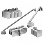 Комплект фурнітури Ravak Brilliant B-SET R для монтажу душових кабін BSDPS-R 100 см з правим відкриттям D01000A077