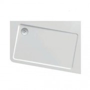 Душовий піддон з литого мармуру Ravak Asymetric Pro 10 ° 120x90 R білий XA25G70101P