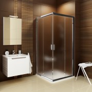 Душовий куточок квадратний Ravak Blix BLRV2K-80 профіль хром скло grape 1XV40C00ZG