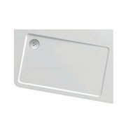 Душевой поддон из литого мрамора Ravak Asymetric Pro 10° 120x90 R белый XA25G70101P