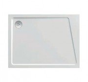 Душовий піддон з литого мармуру Ravak Gigant Pro 10 ° 100x80 R білий XA05A40101P