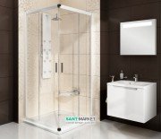Душовий куточок квадратний Ravak Blix BLRV2-90 білий профіль скло grape 1LV70100ZG