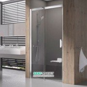 Дверь душевая прямоугольная Ravak Matrix MSD2-100 L профиль сатин стекло transparent 0WLA0U00Z1