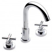 Змішувач для раковини Roca Loft двухвентильний на 3 отвори хром A5A4443C00