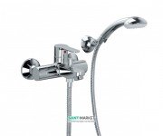 Змішувач для ванни одноважільний з душем Paffoni Blu хром BLU 023 CR