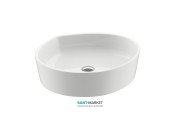 Раковина для ванної Ravak Moon 3 без переливу штучний мармур біла XJN01300004