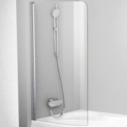 Шторка для ванны Ravak CVSK1 Rosa 140/150 L одноэлементная левосторонняя профиль хром стекло transparent 7QLM0C00Y1