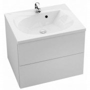 Тумба під раковину підвісна Ravak Rosa II SD 600 ДСП / МДФ білий глянець X000000924
