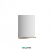 Зеркало настенное Ravak Rosa II 600 с полочкой прямоугольное береза X000000931