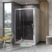 Дверь душевая раздвижная Ravak 10° 10DP2-120 профиль полированный алюминий стекло transparent 0ZVG0C00Z1
