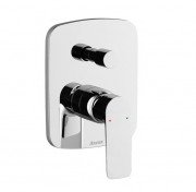 Смеситель для душа встраиваемый Ravak Classic CL 061.00 с переключателем латунь хром X070086