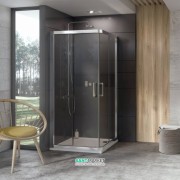 Душевой уголок квадратный Ravak 10° 10RV2-90 профиль сатин стекло transparent 1ZI70U00Z1