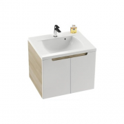 Тумба под раковину подвесная Ravak Classic SDD 700 ДСП/МДФ латте/белый X000001091