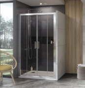 Дверь душевая раздвижная Ravak 10° 10DP4-160 профиль полированный алюминий стекло transparent 0ZKS0C00Z1