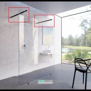 Тримачі для стінки душового куточка Ravak Walk In Set-90 Free GWD01000302