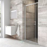 Душові двері складається Ravak Blix BLDZ2-80 профіль полірований алюміній скло transparent X01H40C00Z1