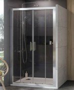 Дверь душевая раздвижная Ravak 10° 10DP4-120 профиль сатин стекло transparent 0ZKG0U00Z1