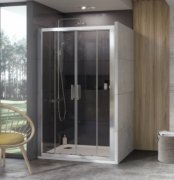 Дверь душевая раздвижная Ravak 10° 10DP4-200 профиль полированный алюминий стекло transparent 0ZKK0C00Z1