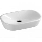 Раковина для ванной накладная на столешницу Ravak Ceramic 600 O без перелива керамика белая XJX01160001