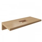 Столешница под раковину Ravak L 100 МДФ шпон дуб X000000834