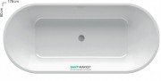 Ванна акрилова окремо стоїть Ravak Freedom Solo 178х80 овальна біла XC00100025
