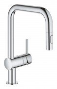 Смеситель для кухни Grohe Minta однорычажный с выдвижным изливом хром 32322002