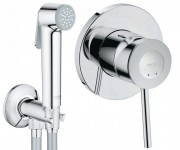 Набір для гігієнічного душу прихованого монтажу Grohe EX Bau Classic хром UA2904800S